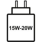 X Wave H20AC 20w Brzi ZIDNI punjač za mobilne,tablete, usb-C usb-A ,CRNI | Eponuda.com