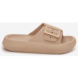 VINCEZA Women's Foam Slippers With Buckle | Shoptok.si