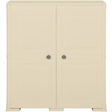 Furnova Plastična omara 79x43x85,5 cm lesen dizajn angora bela, (21956012) | Shoptok.si