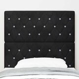  Uzglavlje Crna 100 cm Baršun | shoptok.hr