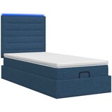  od pjene s madracem i LED-om Plava 90 x 190 cm Tkanina | shoptok.hr