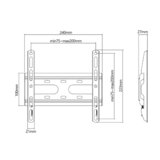 Stell zidni nosač za tv SHO 4200 23" - 42" | shoptok.hr