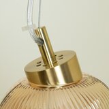  LED luster na sajli BOLLA LED/36W/230V zlatna/zadimljeno bež | Eponuda.com