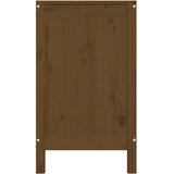  Kutija za rublje boja meda 88,5 x 44 x 76 cm masivna borovina | shoptok.hr