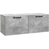 TV Omarica za TV, ki jo lahko montiraš na steno Betonsko siva, (5000210669) | Shoptok.si