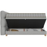 Premium Living Postelja Boxspring Bianco, Rjavosiva, 180x200 | Shoptok.si