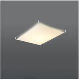 Nice Lamps Bijela stropna svjetiljka s tekstilnim sjenilom 80x105 cm Viva – | shoptok.hr