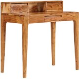  Pisaći stol s ladicama od masivnog drva 88 x 50 x 90 cm | shoptok.hr