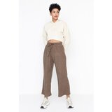 Trendyol Sweatpants - Brown - Wide leg | Shoptok.si