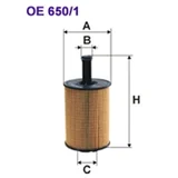  FILTER OLJA VW, AUDI, ŠKODA, SEAT OE650/1 Filtron