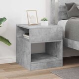  Stranska miza Betonsko siva 40,5 x 40 x 45 cm Konstruiran les, (5000201904) | Shoptok.si