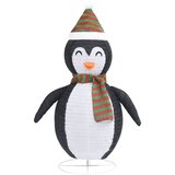  Ukrasna božićna figura pingvina LED od luksuzne tkanine 120 cm | shoptok.hr