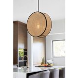 Opviq big drum - beige, black beigeblack chandelier Cene