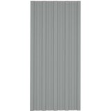 Krovni panel 12 pcs Sivi 100 x 45 cm Pocinčani čelik - Sivi 100 x 45 cm 12 | shoptok.hr