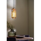 Light & Living Viseča svetilka v bronasti barvi s steklenim senčilom Søstrene – | Shoptok.si