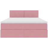  Krevet s od storage s madracem Ružičasta 140 x 200 cm Baršun | shoptok.hr