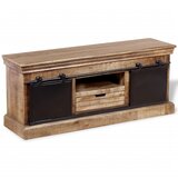 vidaXL TV Omarica z 2 Drsnimi Vrati Masiven Les Manga 110x30x45 cm, (20733724) Cene
