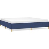  Posteljni okvir modra 200x200 cm blago, (20726584) | Shoptok.si