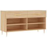 Maison Chic Klop za čevlje - Sedež za čevlje sonoma hrast 102x35x55 cm inženirski les, (21777356) Cene