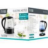 Teesa električno kuhalo za vodu, staklo, 1630 W, crno, 1 l | shoptok.hr