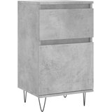 vidaXL Komoda 2 kosa betonsko siva 40x35x70 cm inženirski les | Shoptok.si