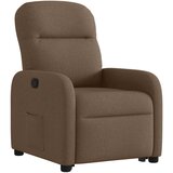  Naslonjač na podizanje od tkanine smeđi | shoptok.hr