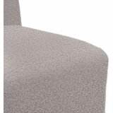  Modularna sofa bez naslona za ruke svijetlosiva 55 cm kovrčava tkanina imitacija vune | shoptok.hr