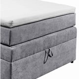 MID.YOU POSTELJA BOXSPRING 120 cm x 200 cm , svetlo siva | Shoptok.si
