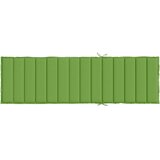  Jastuk za ležaljku prošarani zeleni 200 x 60 x 4 cm od tkanine | Eponuda.com
