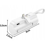  5000mah prijenosna baterija s Lightning i usb-c powerbank bijela | shoptok.hr