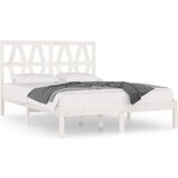  Posteljni okvir bel iz trdne borovine 120x200 cm, (20644679) | Shoptok.si