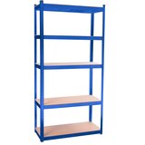 Aga Metalna polica 180 x 90 x 40 cm 5 polica AGA MR4600-Blue - plava | shoptok.hr