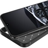 Techsuit CarbonFiber ovitek za Samsung Galaxy A14 4G / A14 5G – črn | Shoptok.si