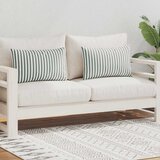  Vrtni jastuci s prugastim uzorkom 2 kom 60 x 40 cm sivi | shoptok.hr