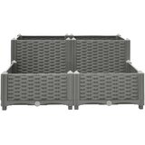  Povišena gredica 80x80x38 cm od polipropilena | shoptok.hr