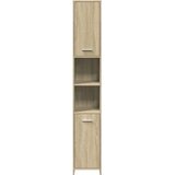  kopalniška omarica sonoma hrast 30x30x183,5 cm inženirski les, (21416187) | Shoptok.si