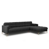 Cosmopolitan Design Temno siva kotna sedežna garnitura (desni kot) Bali – | Shoptok.si
