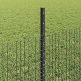  Zavarena žičana ograda s postom 100 x 0,5 m Siva Mreža | Eponuda.com