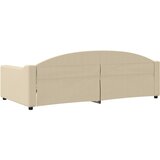  Dnevni krevet krem 100 x 200 cm od tkanine | shoptok.hr