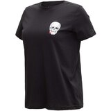 BRILLE Ženska majica kratkih rukava Skull Cherries, Crna