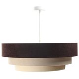  Luster na sajli TRINITI 1xE27/60W/230V smeđi/bež/zlatni | Eponuda.com