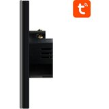 Avatto zigbee ZTS02-EU-B2 stikalo na dotik dual tuya (črno), (20771438) | Shoptok.si