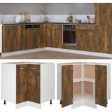 vidaXL Kuhinjska omarica dim. hrast 75,5x75,5x80,5 cm inženirski les | Shoptok.si
