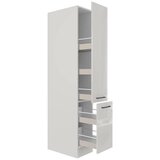 Flex-Well izvlečna omara levi, svetlo siva, š. 30 cm | Shoptok.si