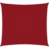 vidaXL Senčno jadro oksford blago kvadratno 3,6x3,6 m rdeče Cene