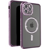 AVIZAR diamond case za iphone 12 pro max zaščita magsafe contour strass, vijolična, (5000014519) | Shoptok.si