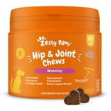 Zesty Paws Hip & Joint Chews priboljški s puranom - Varčno pakiranje: 2 x 90 žvečilnih tablet Cijene