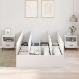  Postelja z dodatnim prostorom za shranjevanje Bela Les Majhna, (22052415) | Shoptok.si