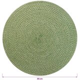  Juteni podmetači 12 kom. Maslinastozelena 100% Jut | shoptok.hr