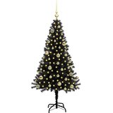  Božićno drvce Crna 150 cm PVC | shoptok.hr